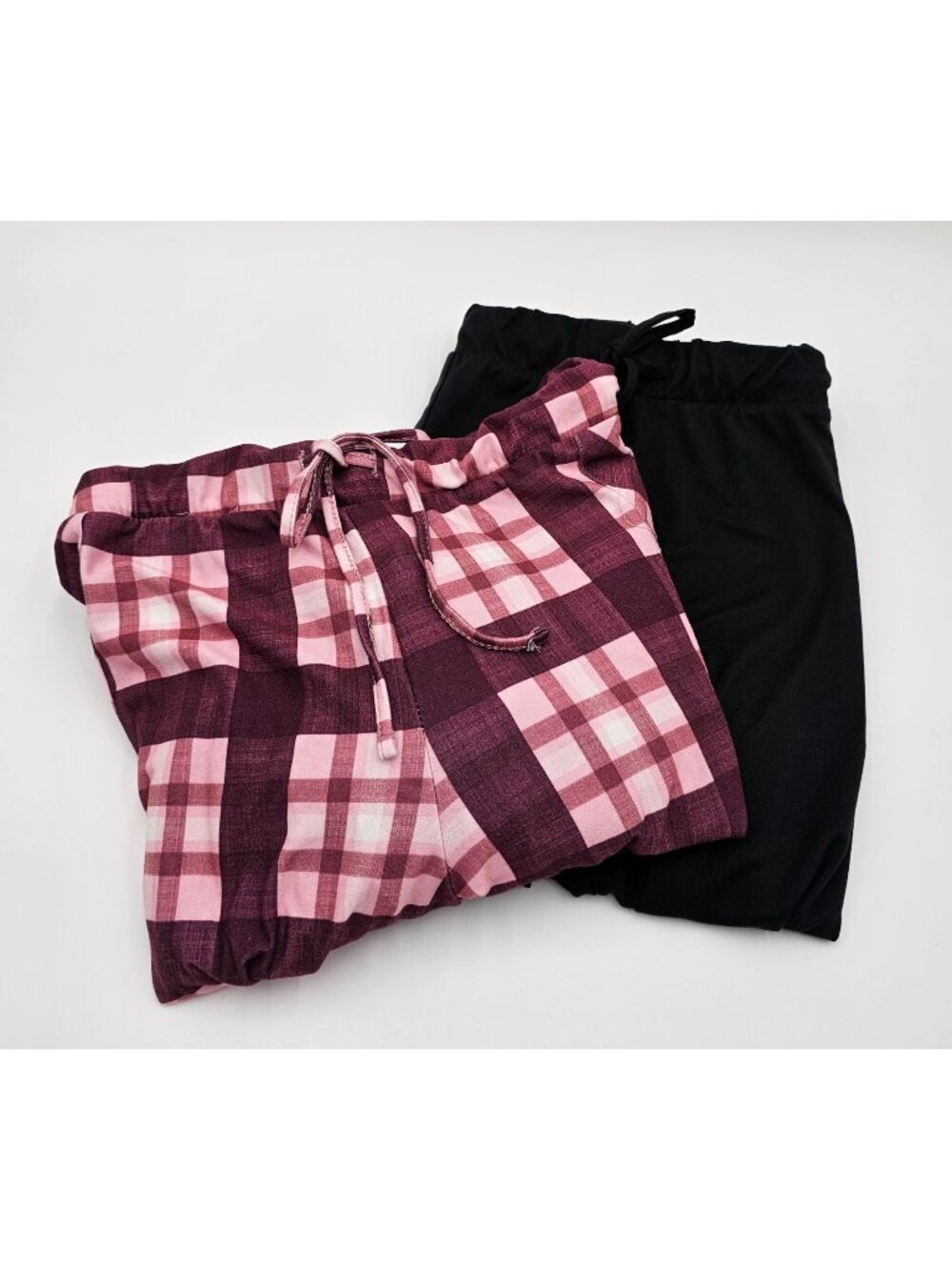 Lucky Brand Womens Lounge Pants 2 pair Sz L Drawstring Waist Soft & Comfortable